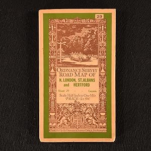 Ordnance Survey: Road Map of N. London, St. Albans and Hertford (Sheet 29)
