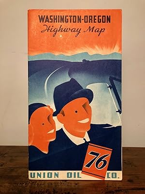 Union Oil Washington-Oregon Highway Map (1939)