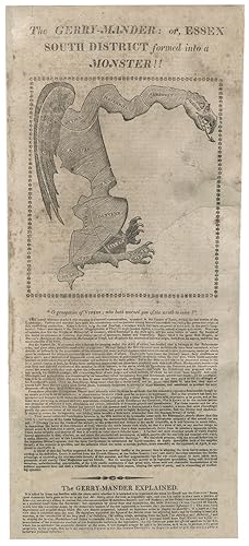 The Gerrymander"Outraged Federalists Create a New Political Term to Describe Electoral Districts ...