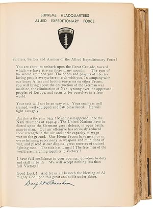 Eisenhower's Signed D-Day Order for June 5, 1944