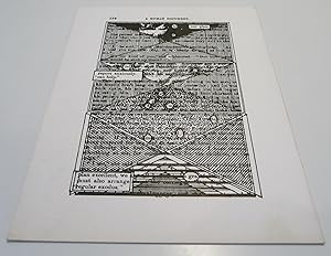 Three telegrams: Page from 'a humument' (treated book: lxvi et seq.) (Openings Press Card Series 3)
