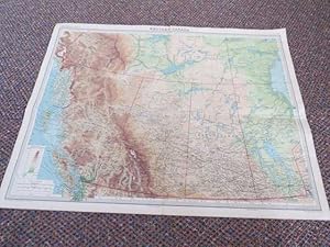 Times Survey Atlas of the World Plate 39 (Map of Western Canada)
