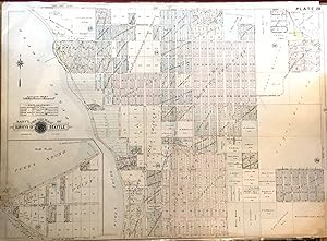 Baist's Surveys of Seattle Plate 28 Hand-Colored Map of West Seattle Showing Spring Hill and the ...