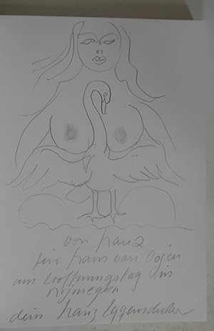 Franz Eggenschwiler - Original signed drawing - Werke 1950 bis 1985