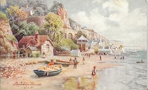 Vintage postcard. Shanklin Beach,. I.o.W. by H B Wimbush