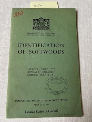 Identification of Softwoods by Their Microscopic Structure (Forest Products Researce Bulletin Num...
