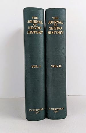 1916 CARTER G. WOODSON - JOURNAL OF NEGRO HISTORY Volume I & II ***SIGNED & INSCRIBED by WOODSON ...