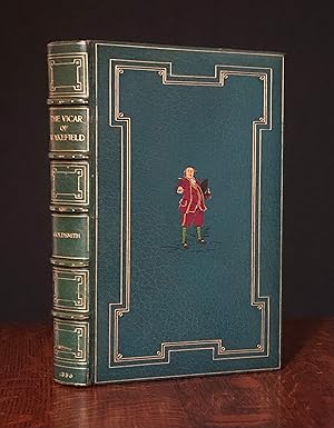The Vicar of Wakefield. Fine Bayntun of Bath Pictorial Binding.
