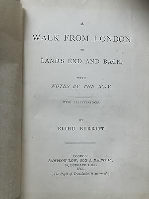 A Walk from London to Land's End and Back : With Notes on the Way. With Illustrations