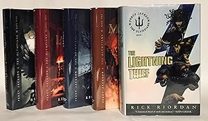 Percy Jackson and the Olympians (5 Volumes): The Lightning Thief; The Sea of Monsters; The Titan'...
