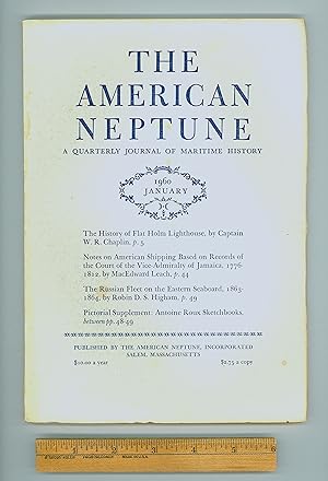 American Neptune January 1960, Volume XX, No. 1. Flat Holm Lighthouse, American Shipping 1776 - 1...