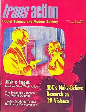 A Complete Run of 1971 Issues of Trans-action, The Magazine of Social Science and Modern Society