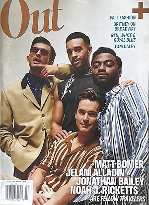 Out Magazine, September - October 2023, Fellow Travelers Cast Cover