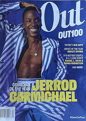 Out Magazine, September - December 2022, Out 100 Issue, Jerrod Carmichael Cover