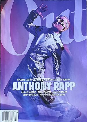 Out Magazine, January - February 2022, Anthony Rapp Cover