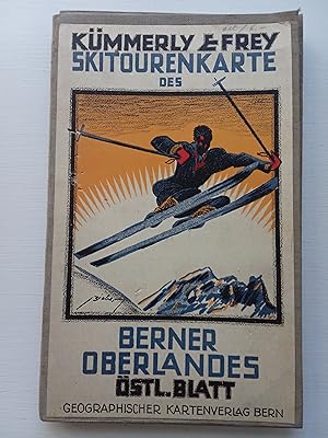 Skitourenkarte des Berner Oberlandes Ostl. Blatt. 1:75000 (Ski map)