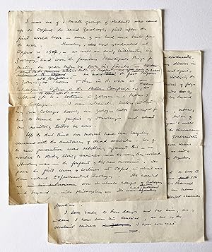 Essays of a Biologist [WITH:] manuscript memoir of Huxley, by Alistair Hardy
