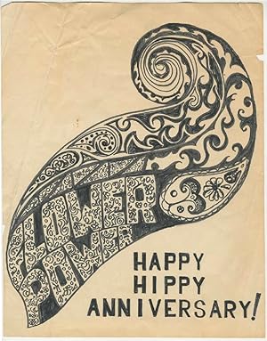 Happy Hippy Anniversary! Flower Power [Anonymous Original Art]