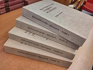 Manuscrits datés conservés en Belgique (4 vols.)