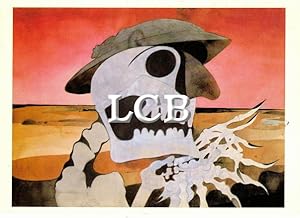 Skull in Landscape - Postcard