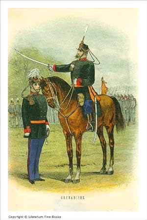 [Dutch Military Uniforms] Grenadiers (caption title). [ORIGINAL CHROMOLITHOGRAPH PRINT].