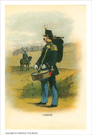 [Dutch Military Uniforms] Tamboer (caption title). [ORIGINAL CHROMOLITHOGRAPH PRINT].