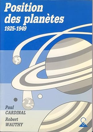 Position des planètes 1925 à 1949