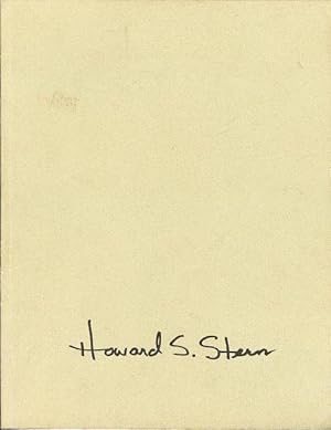 Howard S. Stern: A 63 Year Retrospective