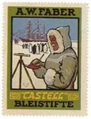 World Poster Stamp, most likely advertising Amundsen's expedition
