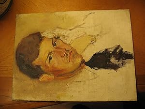 A Small Original Portrait In Oil, Apparently George Orwell