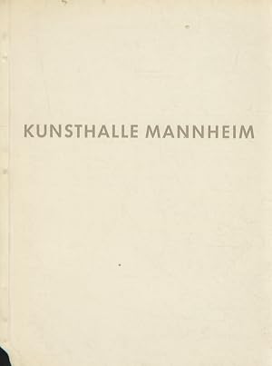 Kunsthalle Mannheim. Verzeichnis der Skulpturensammlung.