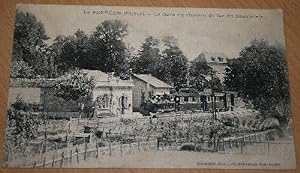 Carte Postale Ancienne - LE PERREON (Rhône). La gare du chemin de fer du Beaujolais.