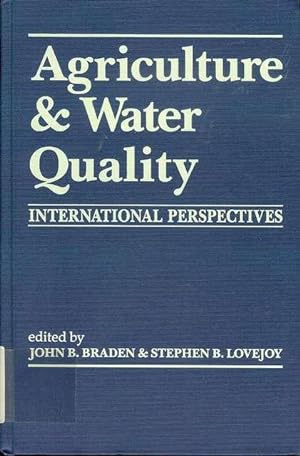 Agriculture and Water Quality: International Perspectives