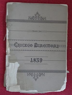 Fergus' Directory of the City of Chicago, 1839: With City and County Officers, Churches, Public B...