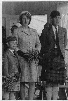 Photograph of Prince Andrew, Princess Anne, Prince Charles.