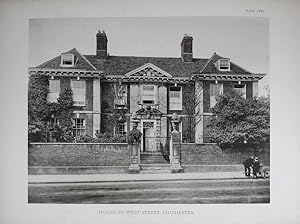 A Photographic Illustration of Edes House in West Street, Chichester, Sussex. Published in 1891.