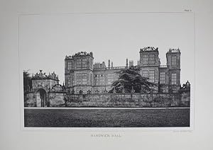 Two Photographic Illustrations of Hardwick Hall in Derbyshire. Published in 1891.