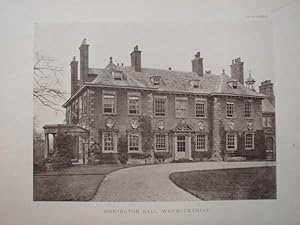 A Photographic Illustration of Honington Hall in Warwickshire. Published in 1900.