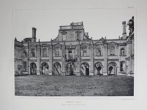 Four Photograph Illustrations and a Lithograph Illustrating Details of Kirby Hall in Northamptons...