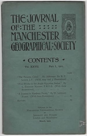 'The Panama Canal' in The Journal of the Manchester Geographical Society, Vol. XXVII, Part I, 191...