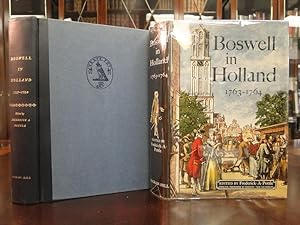 BOSWELL IN HOLLAND 1763-1764 Including His Correspondence with Belle De Zylen (Z'lide)
