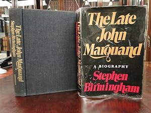 LATE JOHN MARQUAND - A Biography