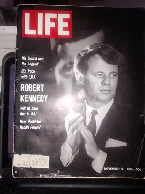 LIFE MAGAZINE NOVEMBER 18, 1966 (Robert Kennedy Cover)