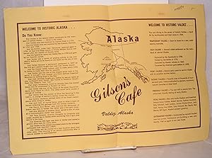 Gibson's Cafe: Valdez, Alaska [placemat]