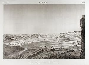 Le Kaire. Vue de La Ville Des Tombeaux, Prise de La Citadelle