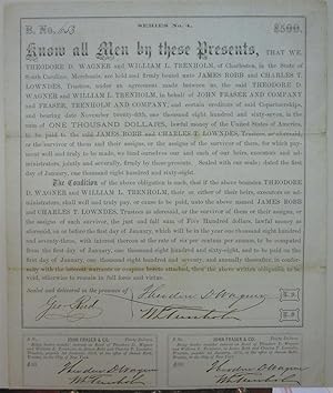 Document Signed by the Secretary of the Confederacy