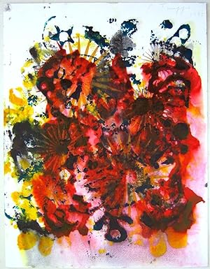 Untitled 1995 (SIGNED by Philip Taaffe: an original watercolor drawing)