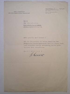 Scarce Typed Letter Signed