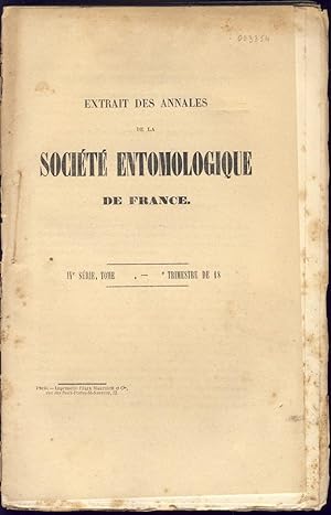 Coléoptères nouveaux trouvés en Espagne pendant l'excursion de la Société en 1865