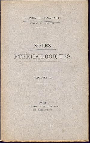 Notes ptéridologiques. Fascicule 2